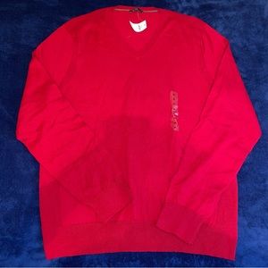 Men’s Gap V-Neck Sweater Red
